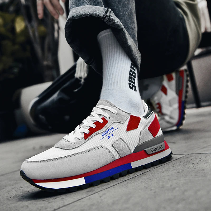 Running Shoes for Men Sports Anti-skid Walking Wear-Resistant Jogging Sneakers Choice Outdoor Lightweight Soft Man Mens Casual