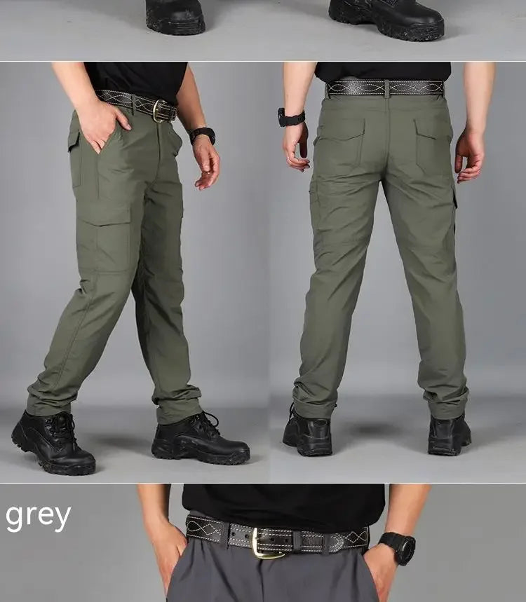Summer Cargo Pants Men Army Military Tactical Jogger Trekking Hiking Mountain Work Tourism Trousers Streetwear