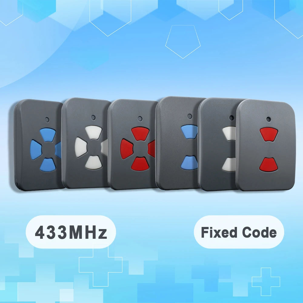 Garage Door Remote Control 5PCS garage control 433 '92 mhz 433mhz fixed code cloner control garage door opener