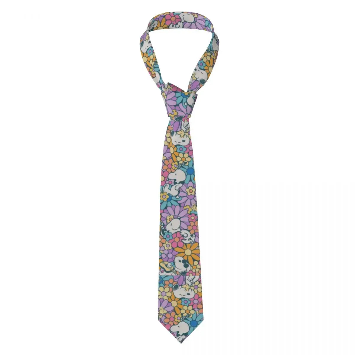 Personalized Fashion S-Snoopys Neckties Men Silk Cartoon Office Neck Tie