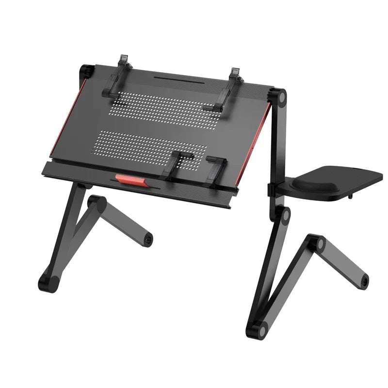 Laptop desk, foldable tablet stand, adjustable and movable