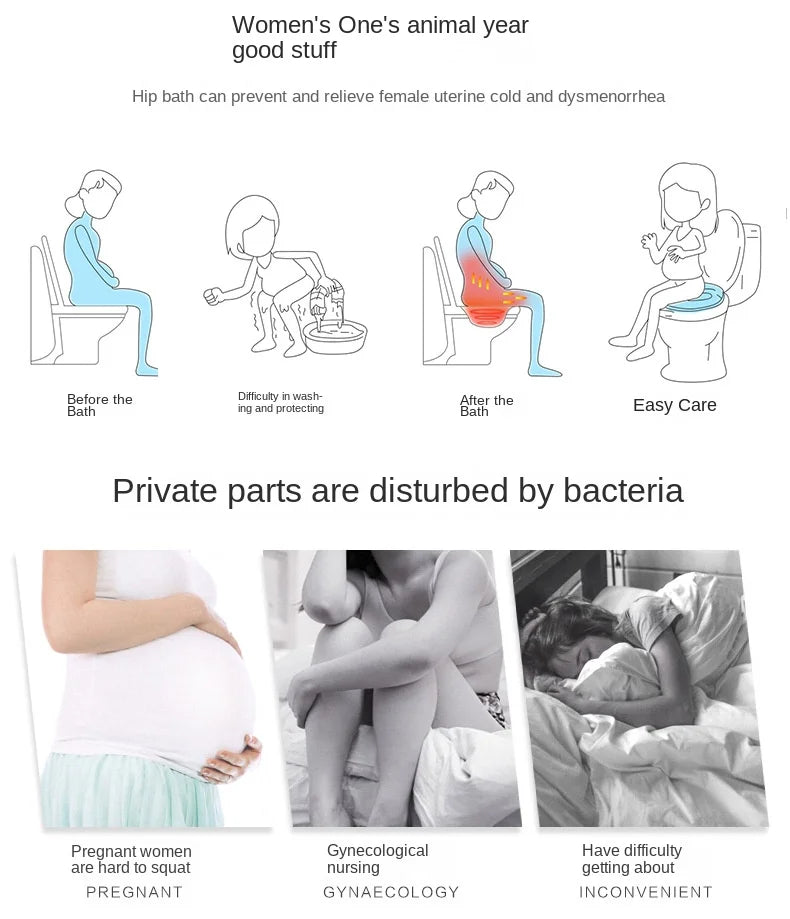 Bidet Folding Portable Bidet Maternity Self-Cleaning Private Parts Buttock Rinse Perineal Soak Bath Hemorrhoid Treatment Bidet