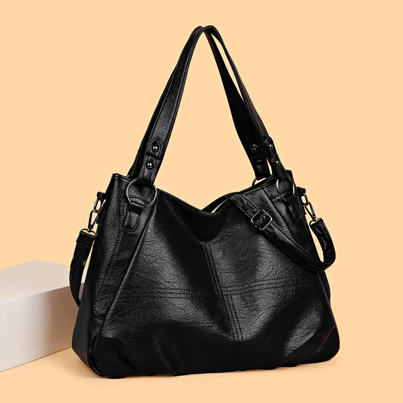 Fashionable Simple Handbag Famous Luxury Designer Women Tote Bag High Quality Soft Leather Large Capacity Women's Shoulder Bags
