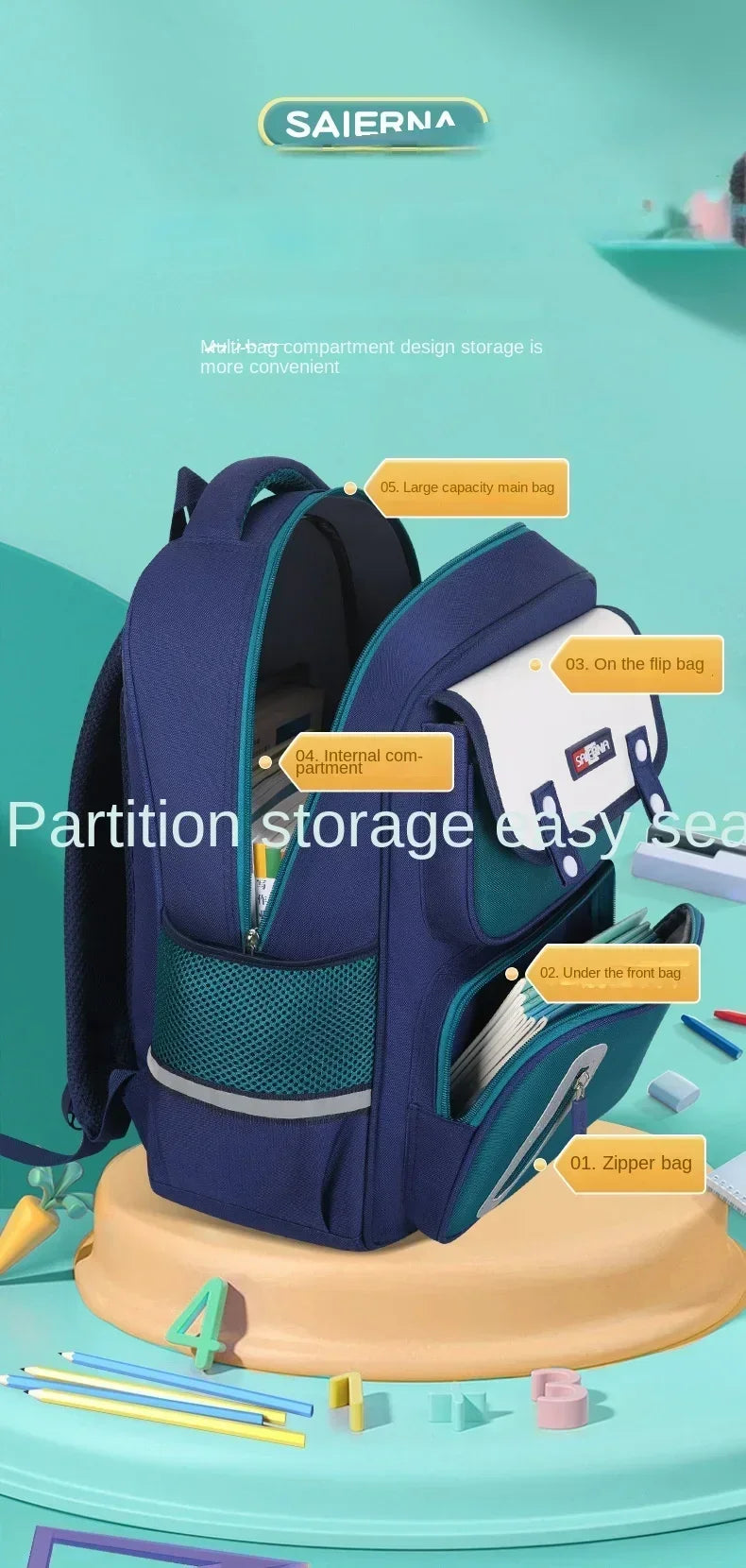 Childrens Schoolbag Fashion New Boys Girls Student Primary School Schoolbag Kids Waterproof Childrens Shoulder Bag Schoolbag