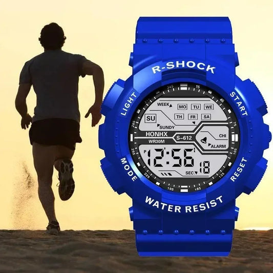 Men's Electronic Watch, Luminous Alarm Clock Sports Multi-function Boy Watch