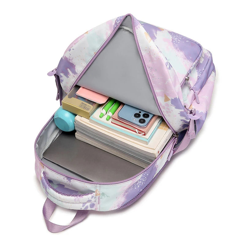 School Bags for Girls Set Waterproof Girls' School Backpack Pencil Cases Lunchbox Aesthetic Class Bags Designer Luxury Back Pack