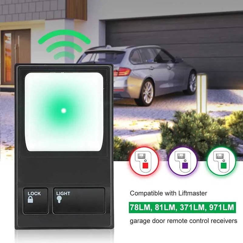 Garage Door Opening Button, Multifunction Control Replaces Wall Panel Keyboard, Compatible with 41a5273-1 78lm Ga,White Box 1pcs