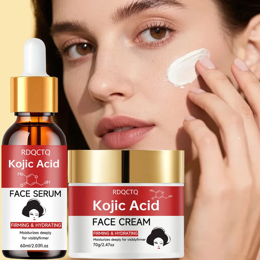 Niacinamide Serum and Moisturizer Cream 2-Piece Set Deep Hydration Skin Firming Visible Results Daily Skincare Routine for All S