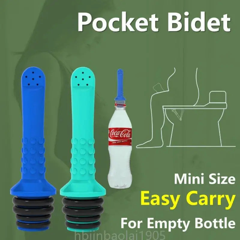 E74E Portable Travel Bidet Business Trip Bidet Nozzle Cleaning Butt Bidet Sanitary Manual Press Cleaning Hygiene Wash Nozzle
