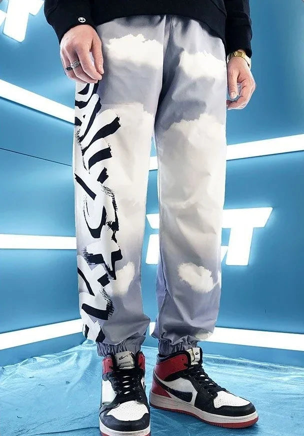 Sweatpants For Men Hip-hop Male Sweat Pants Track Trousers Training Black Athletic Sport Stylish Trend Popular New Items In Y2k