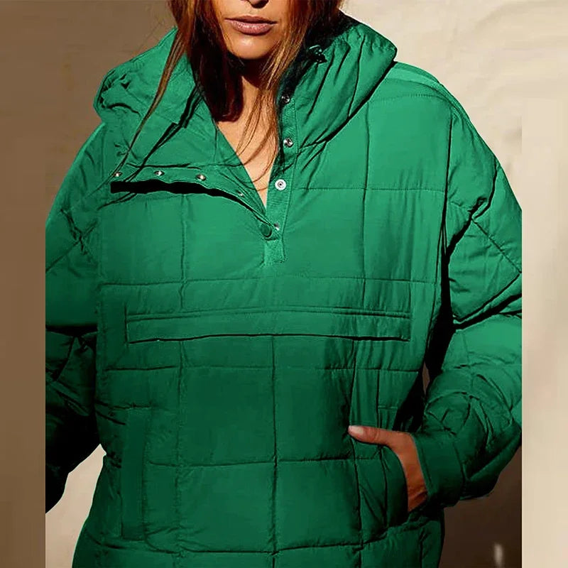 Winter Coat Women Casual Hoodies Jackets For Women Fashion Pocket Warm Long Sleeve Outerwear 2023