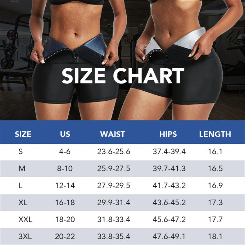 Sweat Sauna Pants Body Weight Loss Slimming Pants Waist Trainer Shapewear Tummy Hot Sweat Leggings Fitness Workout Pants