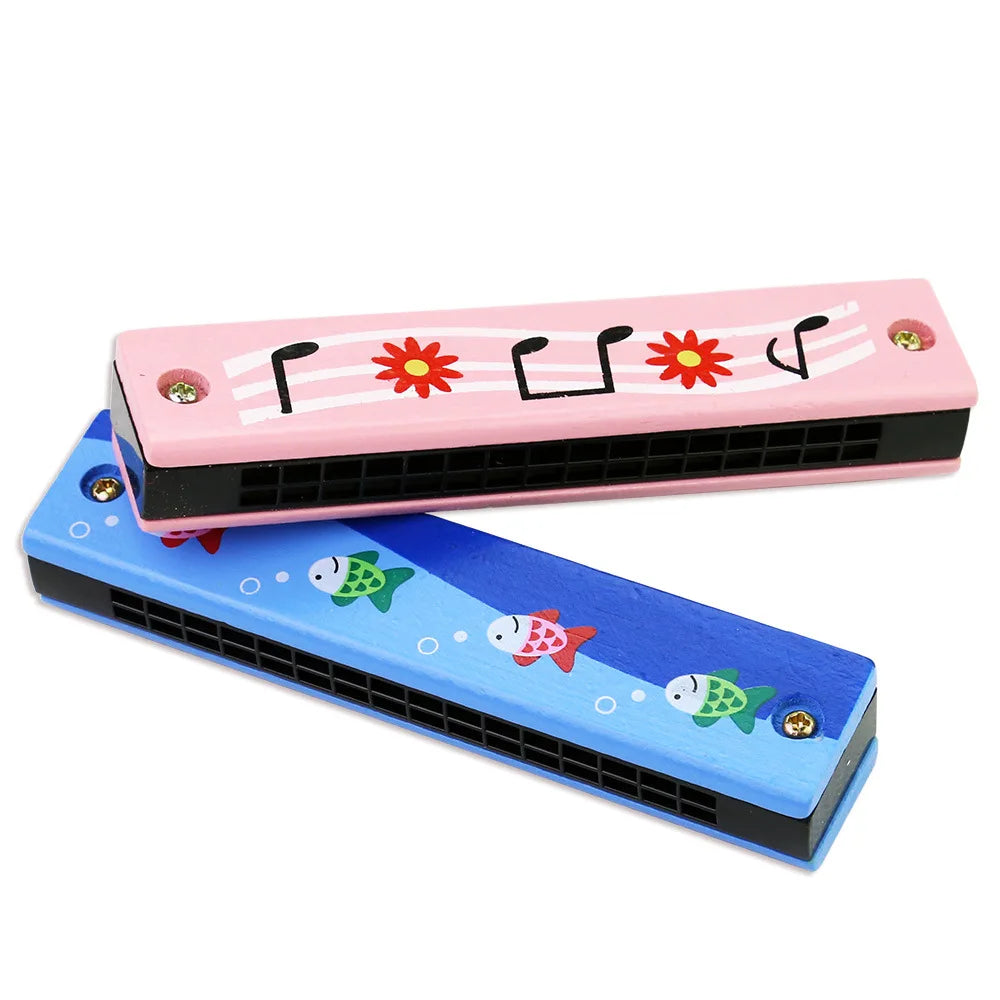 Montessori Musical Instruments Hand Drum Shaking Rattles Infant Kids Harmonica Music Educational Toys Baby Toys 6 12 Months