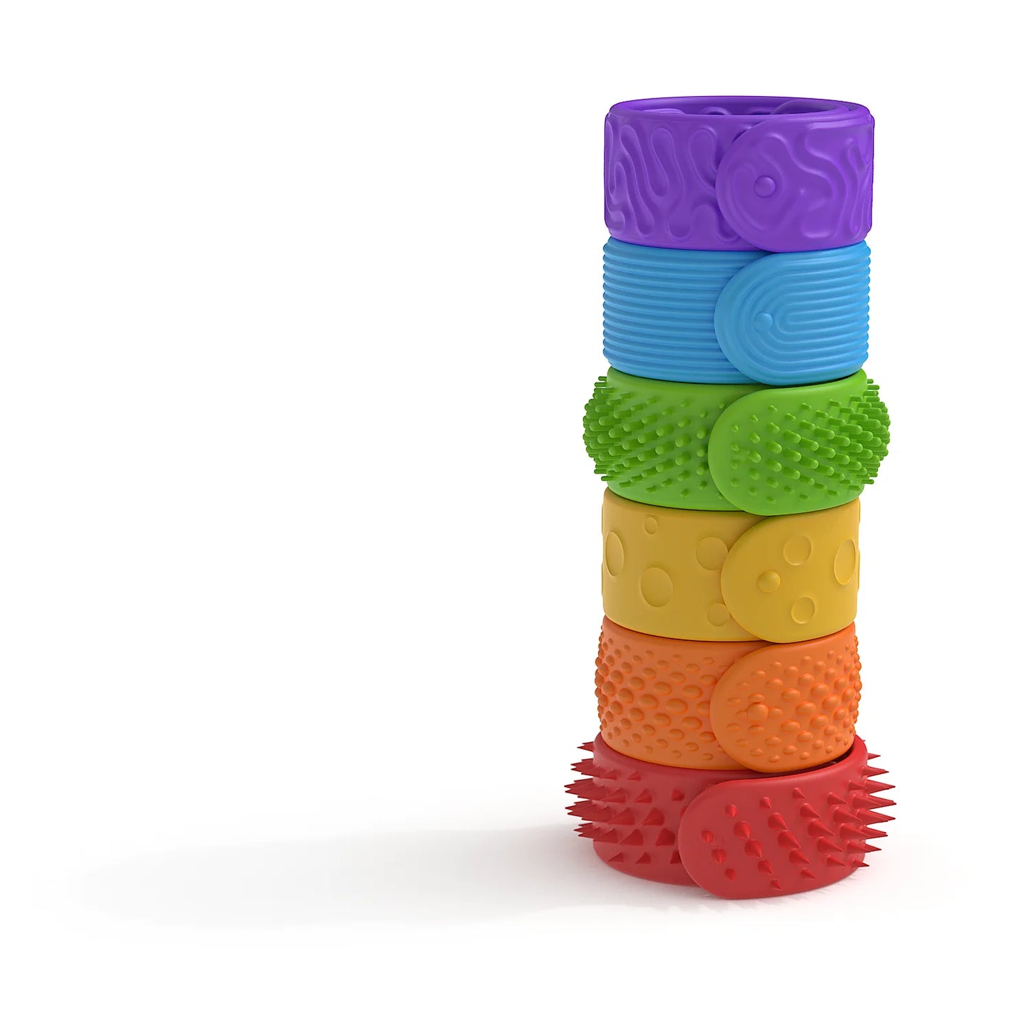 6 Pack Silicone Sensory Toys For Kids Autism Calming Sensory Toy Fidget Toys Slap Bracelets Textured For Special Needs Fidgets