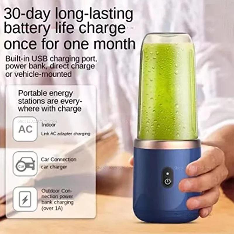 Household Multifunction Juice Blender Fresh Juice Smoothie Blender 6 Blades Portable Fruit Juicer Food Milkshake Juice Maker