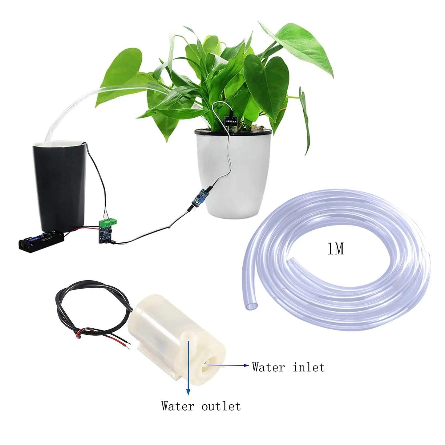 USB Submersible Pump Silent Micro Water Pump 3V 5V DC Low-voltage Portable Water Pump Suitable for Fish Tank Fountain Aquariums