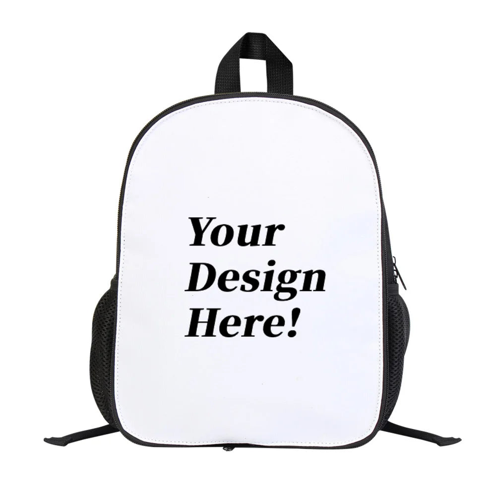 Custom Kindergarten Schoolbag New Fashion Backpack School Bags Cute Boys Girls Bookbag Name Logo Photo Print For Creative Gift