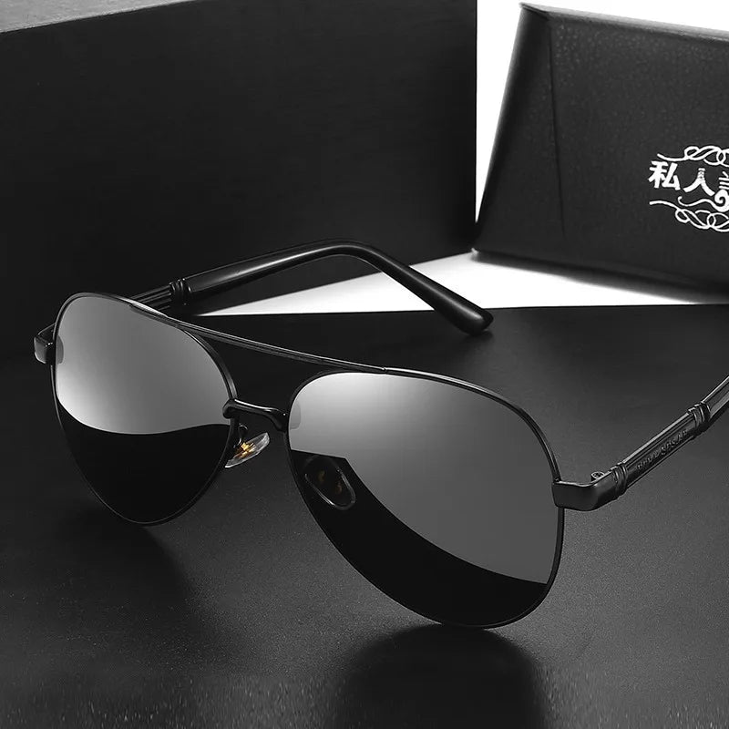 Polarized Sun Eyeglass Driving Sun Glasses for Men Women Classic Aviator Sunglasses UV Mirrored Lens Retro Shades