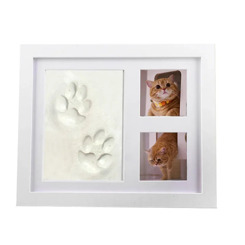 Baby Handprint and Footprint Kit for Newborns Girls & Boys - Baby Keepsake Picture Frame, Shower New Mom Gifts, Dog Paw Print