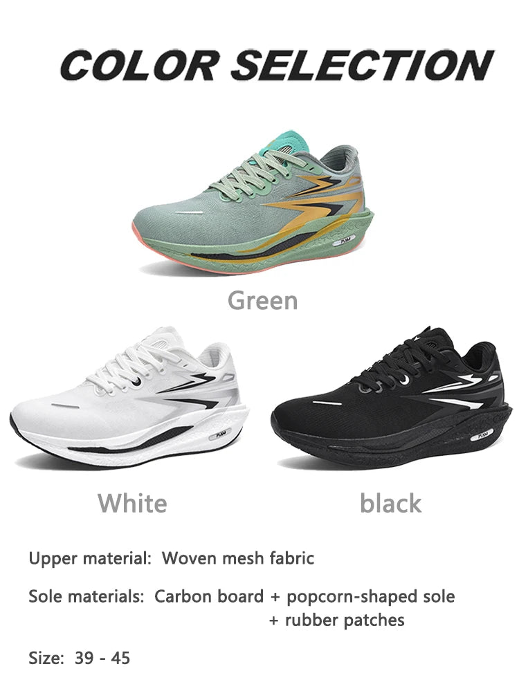 Running shoes for Outdoor use, Fashionable for Both Men and Women, Comfortable and Breathable sports and Casual shoes. black 10