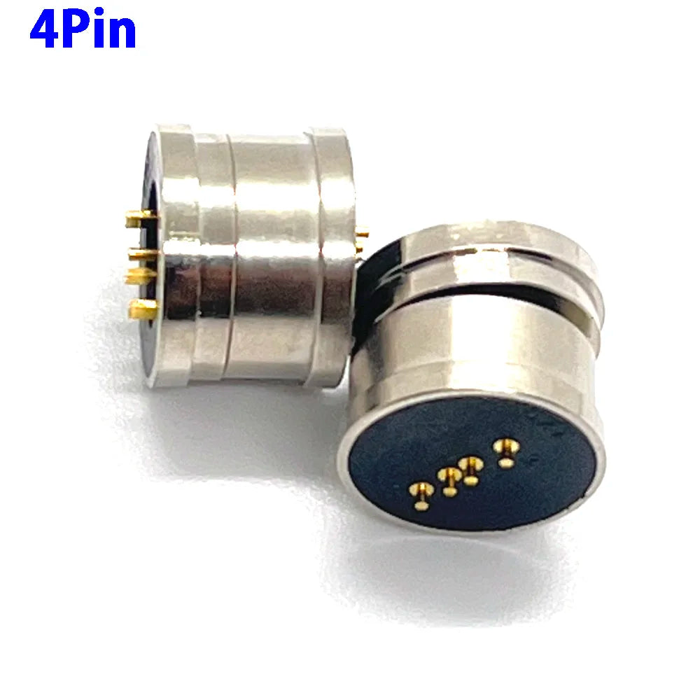 1Pair 2/3/4/5/6Pin waterproof high current magnet suction spring pogo pin male female probe DC power charging magnetic connector