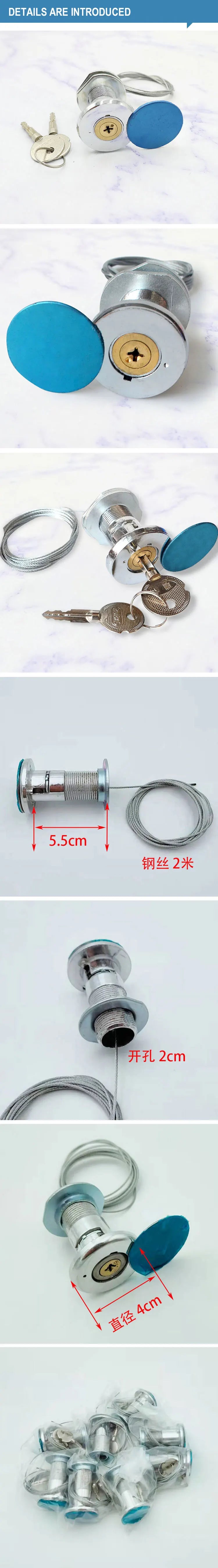 Garage door parts shutter locks garage door accessories emergency lock core pulling lock steel core pulling lock