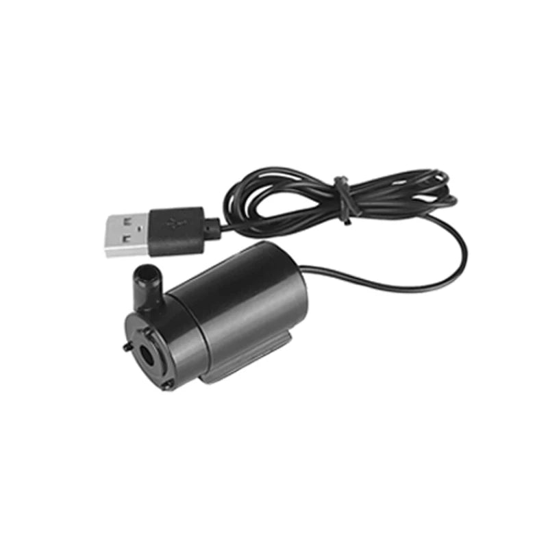 USB Submersible Pump Silent Micro Water Pump 3V 5V DC Low-voltage Portable Water Pump Suitable for Fish Tank Fountain Aquariums