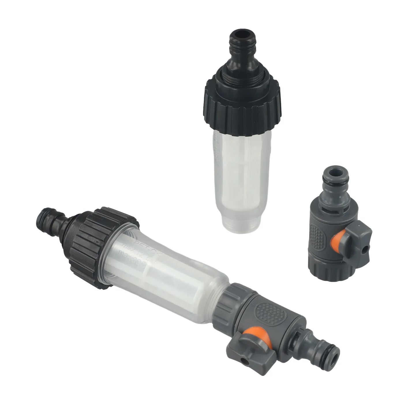 Caravan Water Filter Motorhome Equipment Patio Adjustable Water Flow Easy To Clean Flexible Compatibility Impurity Removal