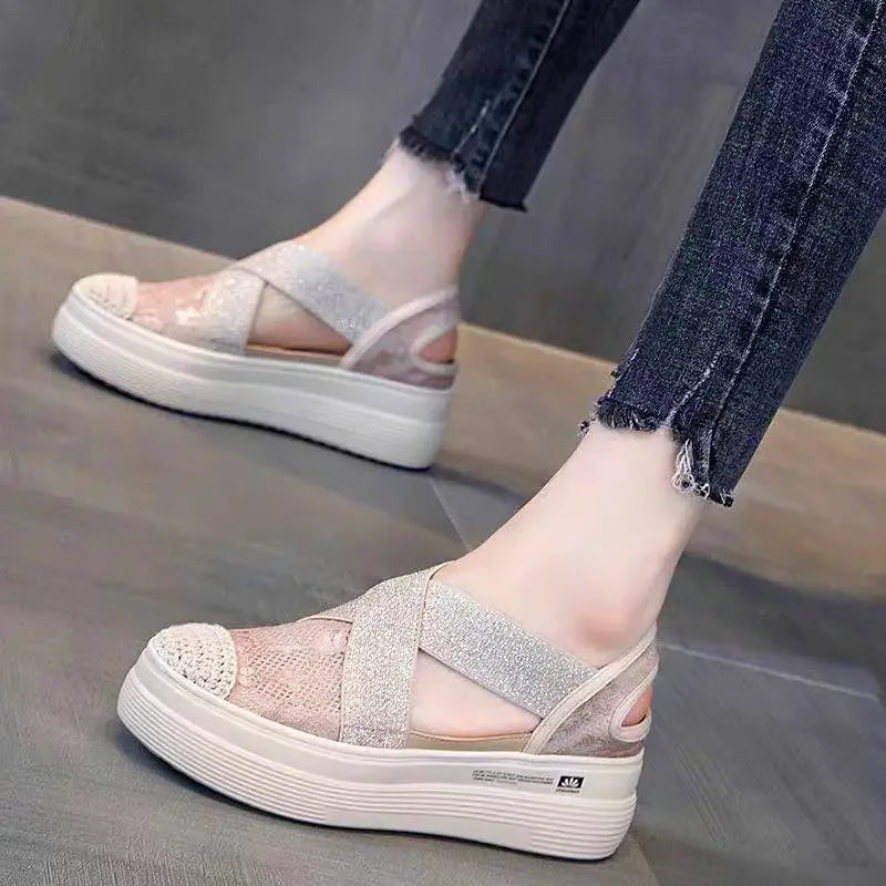 Low Women Footwear Slip On Ladies Shoes Loafers High Platform Offers High Quality Spring Sale With Price Offer Trends 2025 39 A
