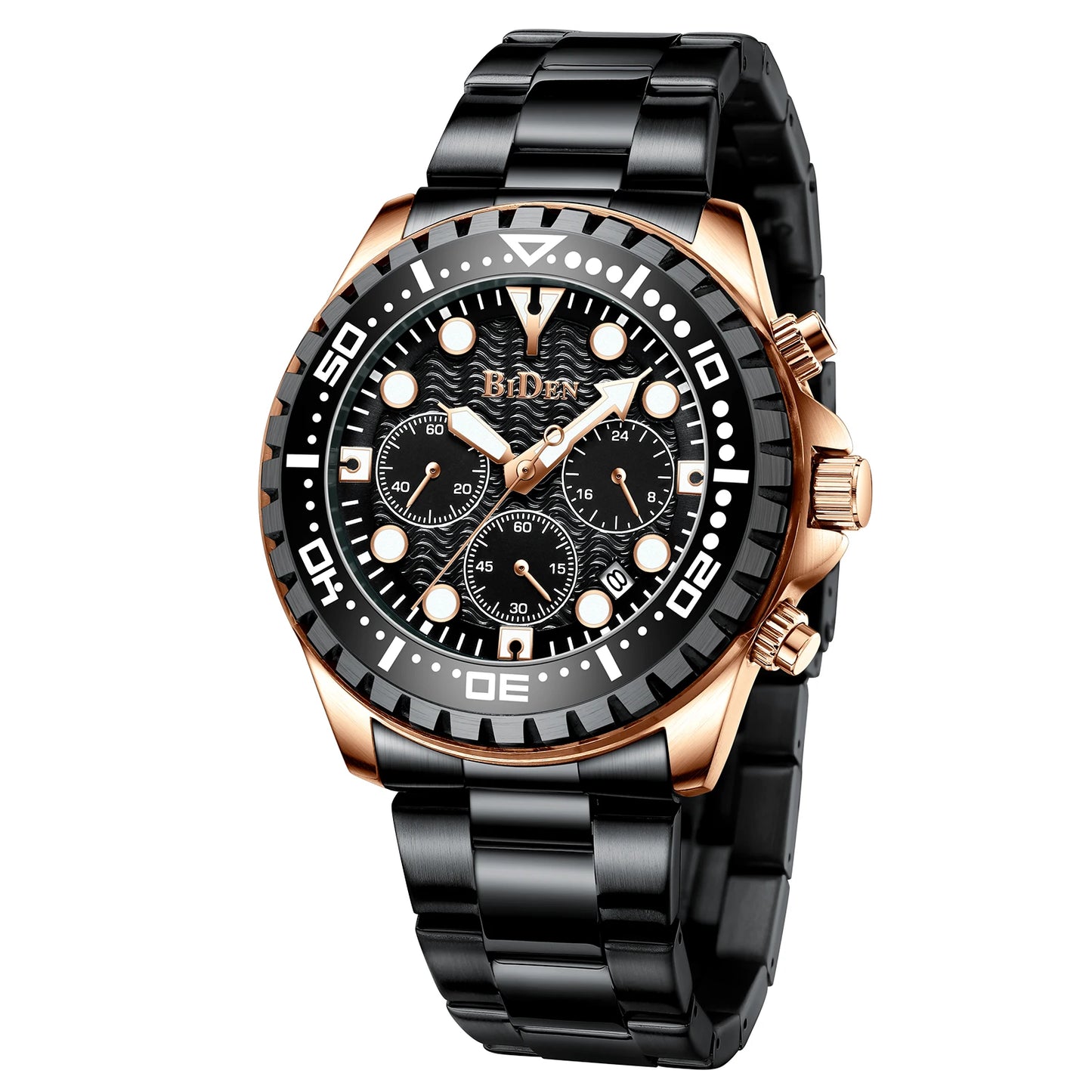 BIDEN Top Brand Fashion Mens Watches for Men Sport Waterproof  Quartz Watch Luxury Man Business Luminous Clock Relogio Masculino