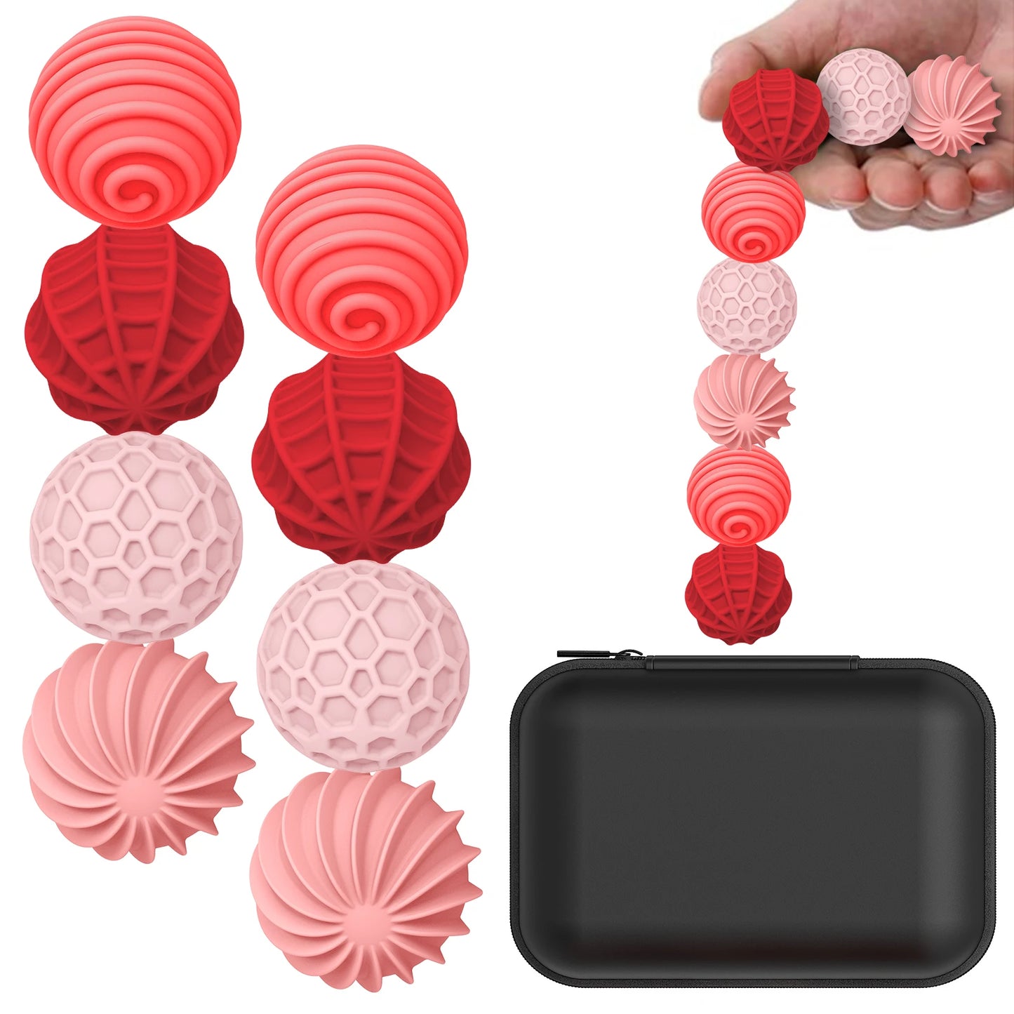Silicone Magnetic Sensory Balls Fidget Toy Worry Balls Autism Calming Fidgeting Toy Kid Adults Anxiety Relief Stress Sensory Toy