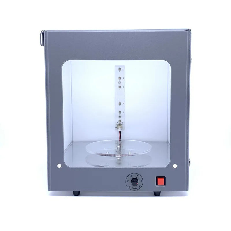 UV Resin Curing Light Box for LCD SLA DLP 3D Printer Model with Electric 360°Turntable, Adjustable Timer, Intelligent Protection