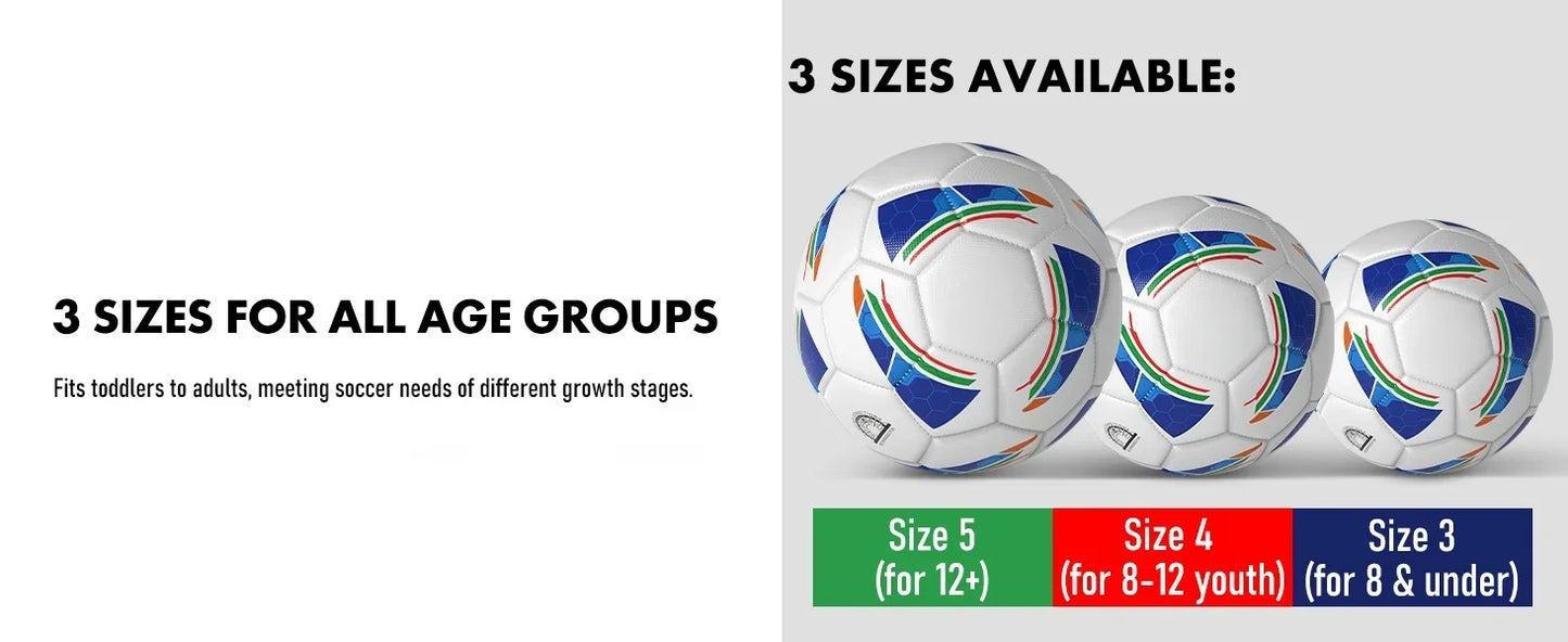 Standard Football Professional Outdoors Sports Match Balls Training Seamless Football For Training Competition Size 5 Size 4