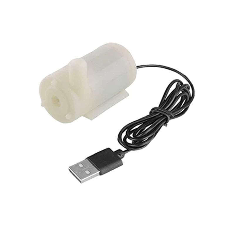 USB Submersible Pump Silent Micro Water Pump 3V 5V DC Low-voltage Portable Water Pump Suitable for Fish Tank Fountain Aquariums