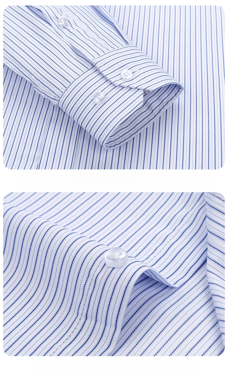 New in shirt elegants cotton long-sleeve shirts for men slim fit Casual plain shirt plaid designer tops soft houndstooth clothes