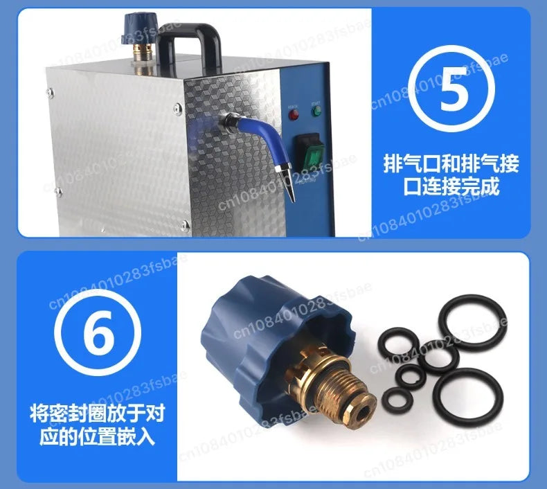2L Direct Spray Steam Washer 1300W Multifunctional Steam Cleaning Machine for Jewelry Air Conditioner