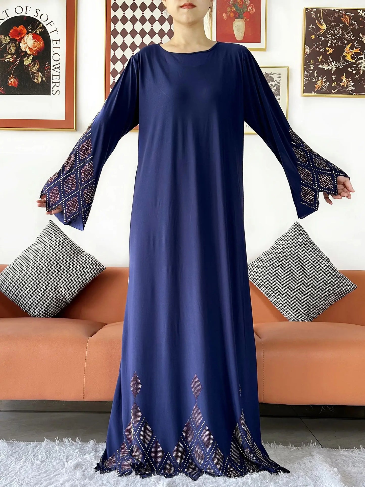 2025 Islamic Women's Hijab Scarf Long Dress Sets Prayer Garment Set Long Khimar Dress And Hijab Combo for Ramadan Daily Wear