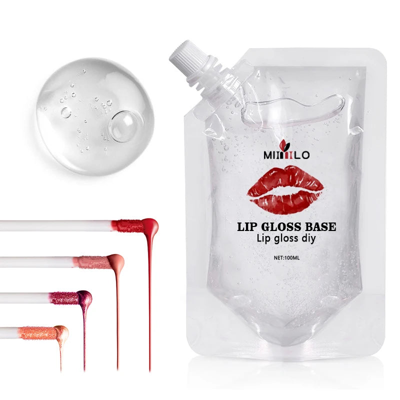 DIY Lip Gloss Base, Shimmering Lip Oil, Color, Clear Moisturizing Lip Gloss, Brightening, Naturally Plumping, Lip Gloss/Lipstick