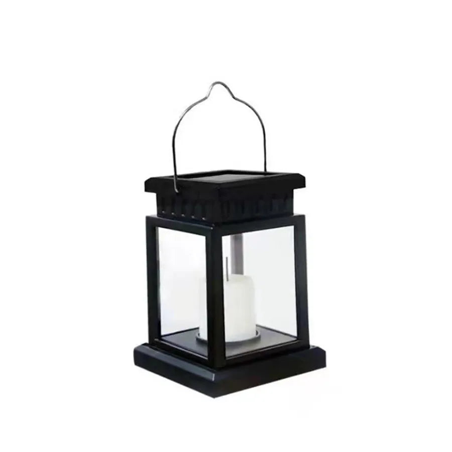 Solar Palace Lantern Outdoor Solar Lights Lawn Landscape Hanging Atmosphere Candle Lamp Floor Yard Garden Decor