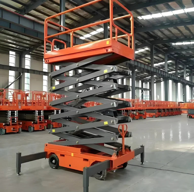 Customized Electric Scissor Lift 4-18m Aerial Skylift 6m 8m 10m 12m 14m Mobile Lifter Scaffolding Electric Hydraulic Scissor Lif