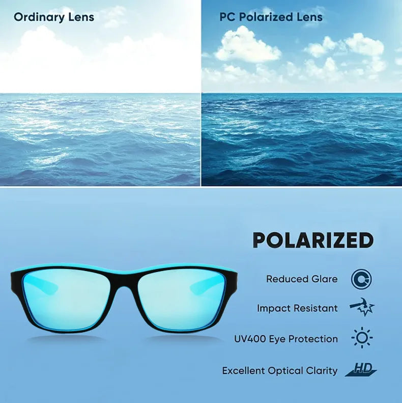 Polarized Glasses Fishing Sunglasses Men Driving Shades Male Eyeglasses Women UV400 Eyewear Hiking Classic Sun Glasses