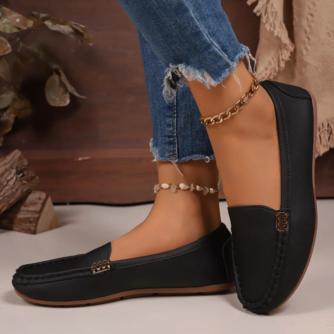 Women Loafers 2025 New Lightweight Shoes for Women Comfortable Casual Sneakers Slip on Ballet Flat Shoes Women Zapatos De Mujer