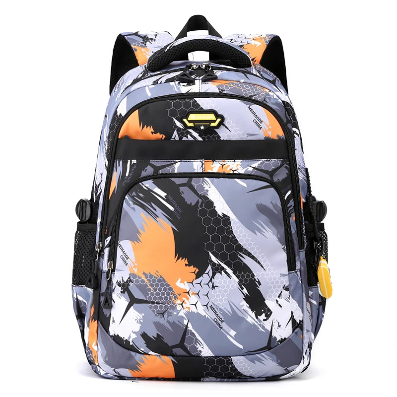 Children School Backpack for Boys Schoolbag for Kids Teenage Elementary Middle Waterproof Lightweight Bookbag Daypack 3-9 Garde