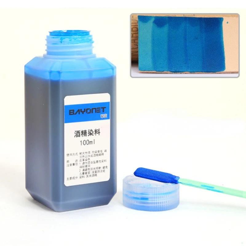 100ml 16 Color Leather Alcohol Dye Can Be Diluted Dyeing Paint DIY Leather Products Vegetable Tanning Repair Refurbished Dyeing