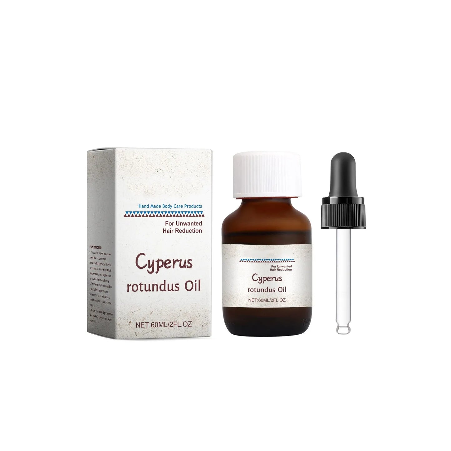 60ml Cyperus Rotundus Hair Removal Care Oil Cyperus Rotundus Plant Oil Body Moisturizing Nourishing Hair Removal Body Care Oil