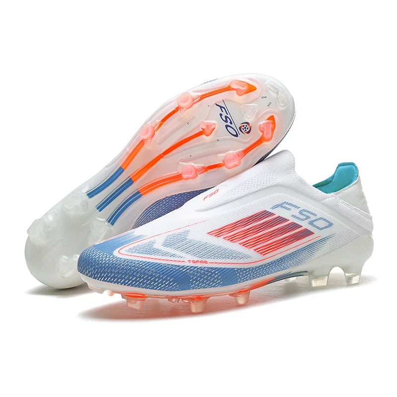 Men Football Boots Training Soccer Shoes Drop Shipping Match Sport Cleats Indoor Sneakers FG Ultralight Long Spikes Breathable
