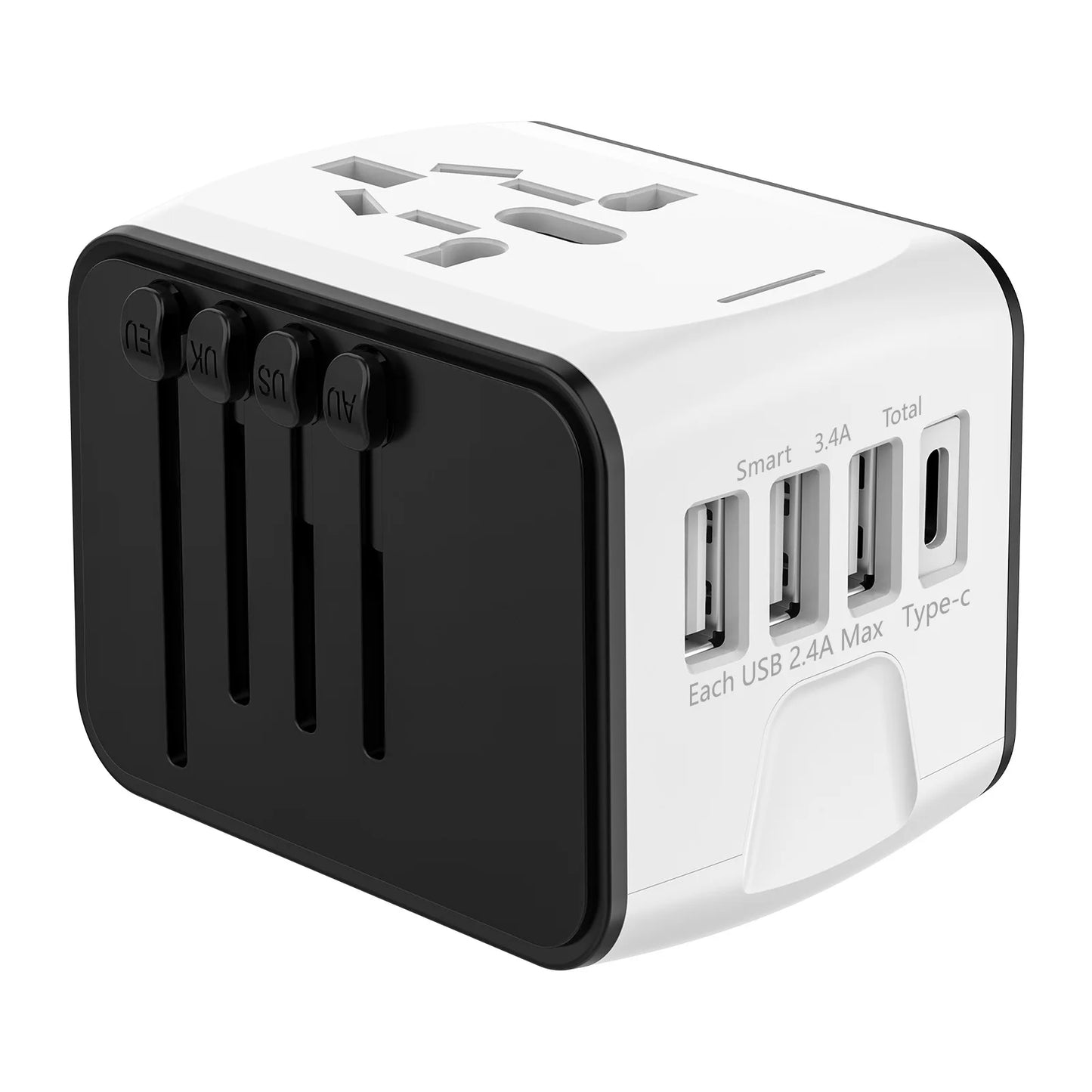 Travel Bag Electronic Gift Bag Adapter Plug Type C Travel Adapter Universal AC Socket Hot 3 Port USB Adapter all in one