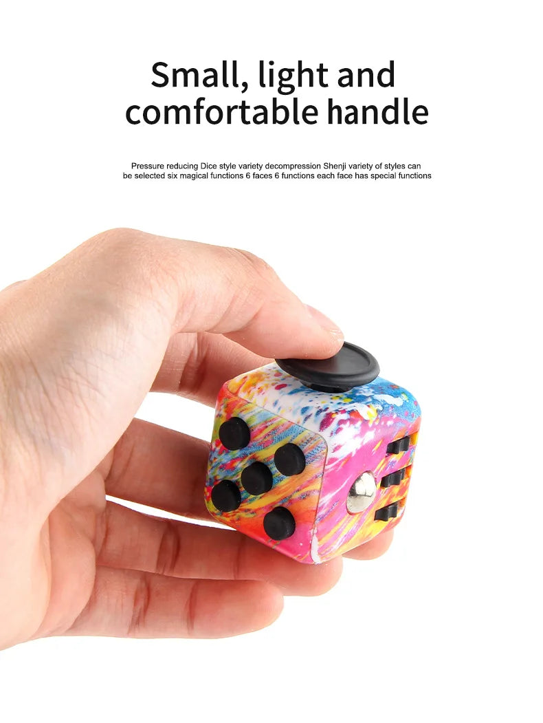 Fidget Toys Decompression Dice for Autism Adhd Anxiety Relieve Adult Kids Stress Relief Anti-Stress Fingertip Toys