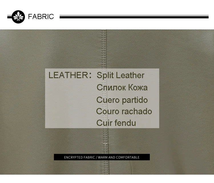 New Women Casual Leather Jacket Spring Autumn Fashion Patchwork V-Neck Single Breasted Loose Short Outerwear Split Leather