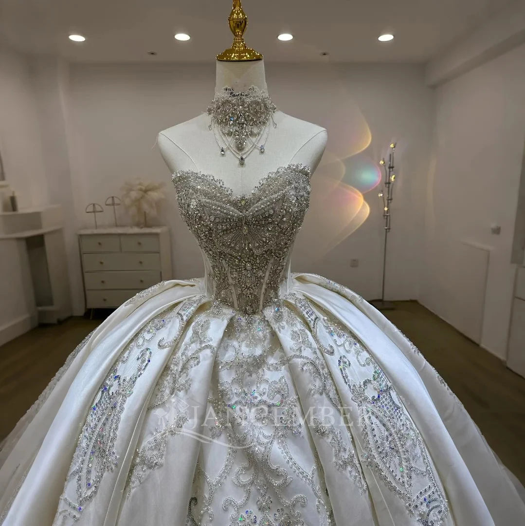 Convertible Wedding Dress 2 in 1 Satin Elegant Personalized Customized Handmade Any Ball Gown Wedding Gowns Robe De Mariée